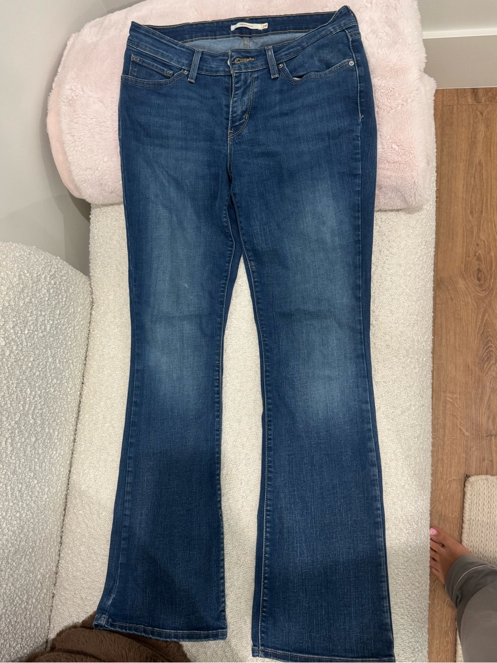 Levi's Women's Medium Blue Flare Jeans